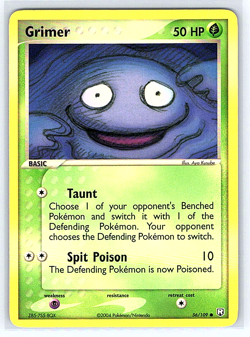 Grimer 56/109 Team Rocket Returns NM/LP Pokemon Card - Image 1