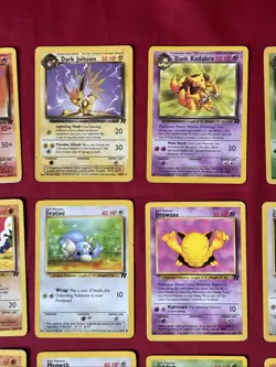 Team Rocket Pokemon Cards X33 Vintage Good-Excellent Condition (P19) - Image 4