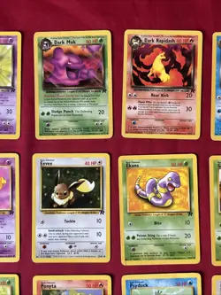 Team Rocket Pokemon Cards X33 Vintage Good-Excellent Condition (P19) - Image 5