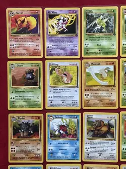 Jungle Set Pokemon Cards X38 Vintage Base Set Good-Excellent Condition (P49) - Image 2
