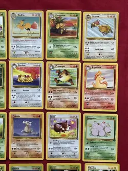 Jungle Set Pokemon Cards X38 Vintage Base Set Good-Excellent Condition (P49) - Image 4