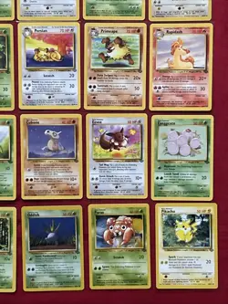 Jungle Set Pokemon Cards X38 Vintage Base Set Good-Excellent Condition (P49) - Image 5