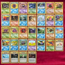Fossil Set Pokemon Cards X32 LP-NM Condition Vintage (P35) - Image 1