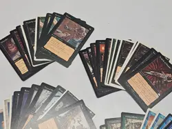 Old School Vintage Magic the Gathering Card Lot Of 187 Assorted - Image 3