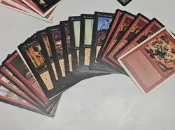 Old School Vintage Magic the Gathering Card Lot Of 187 Assorted - Image 4