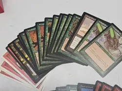 Old School Vintage Magic the Gathering Card Lot Of 187 Assorted - Image 5