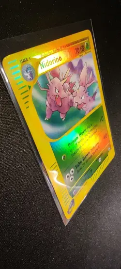 (EX) Nidorino 55/147 | Aquapolis Pokemon Reverse Holo Card 🇬🇧 English ✨1999 - Image 2