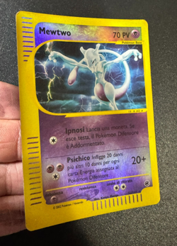 Pokemon Card Mewtwo Reverse 56/165 Expedition ITA italiano played pl - Image 2