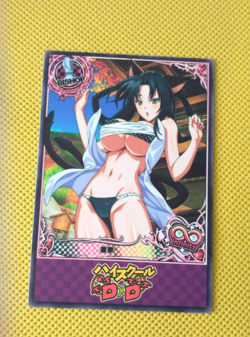 Kuroka Morning Pool High School DxD Goddess Waifu Anime ACG TCG custom card - Image 1