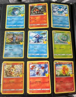 Pokemon 25th Anniversary McDonalds Promo Complete Master Set Non-Holo 25 cards - Image 3