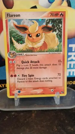 FLAREON POP XY Series 3 POKEMON Holo 2006 Trading Card 2/17 TCG - Image 1