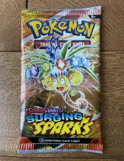 Pokemon Surging Sparks Single Booster Pack - Image 1