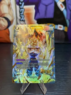 Vegito FS09-16 Bonus Pack Gold Art Dragon Ball Legends Promo Card - Image 1