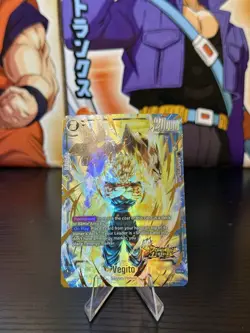 Vegito FS09-16 Bonus Pack Gold Art Dragon Ball Legends Promo Card - Image 2
