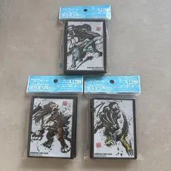 Suicune Entei Raikou Ink Art 3 Set 64 Sleeves Pokemon Center Exclusive Sealed - Image 1