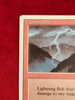 Magic The Gathering MTG Lightning Bolt Revised Edition - Image 3