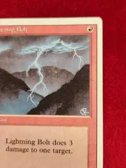 Magic The Gathering MTG Lightning Bolt Revised Edition - Image 4