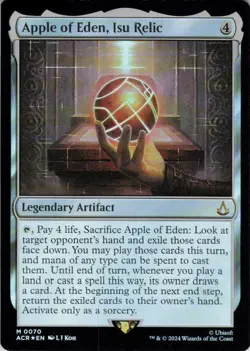 Apple of Eden, Isu Relic - Universes Beyond: Assassin's Creed - 70 - NM Foil - Image 2