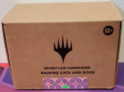 MTG Secret Lair Commander Deck Raining Cats and Dogs Box Magic The Gathering - Image 1
