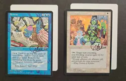 Phil Foglio MTG Magic Artist Proof 2x Alliances - Browse, Unlikely Alliance - Image 1