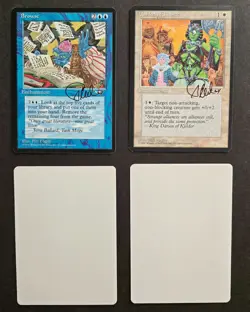 Phil Foglio MTG Magic Artist Proof 2x Alliances - Browse, Unlikely Alliance - Image 2