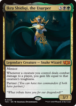 Ikra Shidiqi, the Usurper - 100 - Tarkir: Dragonstorm Commander- Near Mint - MTG - Image 1