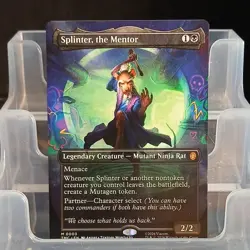 Magic: The Gathering Splinter, the Mentor Black Legendary Creature TMNT M003 - Image 1