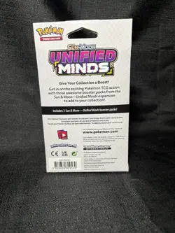 Pokemon Sun And Moon - Unified Minds 3 Booster Packs Hanger Box Sealed - Image 2