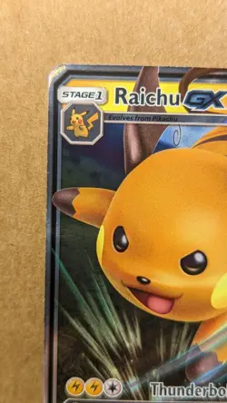 Pokemon Hidden Fates Raichu GX SM213 Sm Holo Promo NM - Image 2