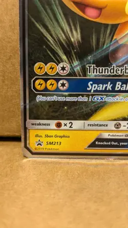 Pokemon Hidden Fates Raichu GX SM213 Sm Holo Promo NM - Image 5