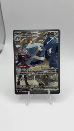 Pokemon Steven’s Metagross EX 289/217 SIR Mega Evolution Ascended Heroes NM - Image 1