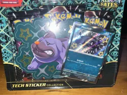 Pokemon TCG Paldean Fates Tech Sticker Collection - Maschiff |BRAND NEW SEALED - Image 1