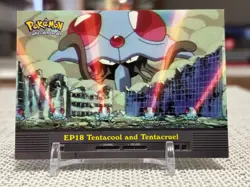 2000 Topps Pokemon Series 2 #EP18 (Tentacool and Tentacruel) Blue Logo LP - Image 1