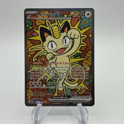 Pokemon Meowth ex 121/088 Special Illustration Rare Perfect Order SIR Pokemon - Image 1