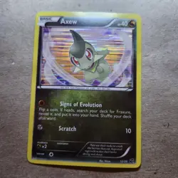 Axew 12/20 Dragon Vault Pokemon 2012 Holo - Image 1