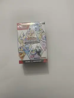 Pokemon TCG Scarlet Violet Prismatic Evolutions ETB with Booster Bundle - Image 1