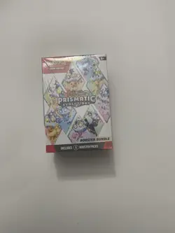 Pokemon TCG Scarlet Violet Prismatic Evolutions ETB with Booster Bundle - Image 2