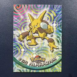 Alakazam - Black Logo - #65 Topps TV - Pokemon TCG - 1999 - Image 1