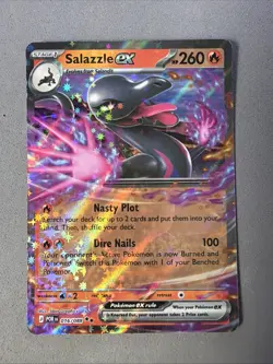 Pokemon TCG * Salazzle EX 16/088 2X RARE HOLO * Mega Evolution Perfect Order NM - Image 1