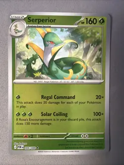 Pokemon TCG * Serperior 6/088 REVERSE HOLO * Mega Evolution Perfect Order NM - Image 1