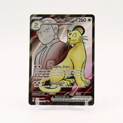Team Rocket's Persian ex - 219/182 Destined Rivlas Full Art Pokemon - NM/MINT - Image 1