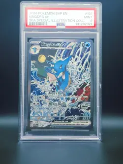 KINGDRA EX 2024 POKEMON SCARLET & VIOLET BLACK STAR PROMO #131 PSA 9 - Image 1