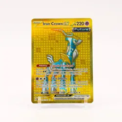 Iron Crown ex - 216/162 Temporal Forces Gold Pokemon - NM/MINT - Image 1