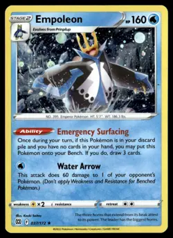 Empoleon - (Cosmos Holo) Holo Rare 037/172 NM Pokemon TCG - Image 1