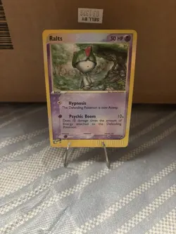 Pokemon TCG EX Sandstorm E-Series Ralts Reverse Holo 74/100 LP - Image 1