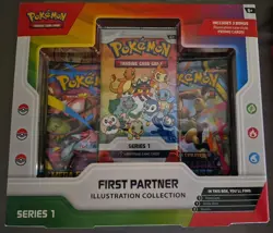 Lot Of 5 - Pokemon TCG First Partner Illustration Collection Series 1 - SEALED - Image 2