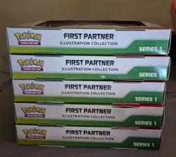 Lot Of 5 - Pokemon TCG First Partner Illustration Collection Series 1 - SEALED - Image 3