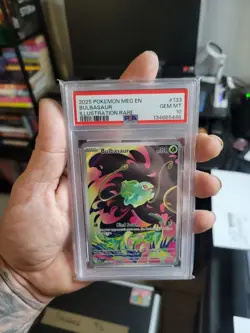 Pokemon PSA 10 Mega Evolution Illustration Rare Bulbasaur 133- READ DESCRIPTION - Image 1