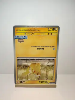 Pikachu (Illustration Contest 2024) 214 Promo Scarlet & Violet Promo Pokemon NM - Image 2
