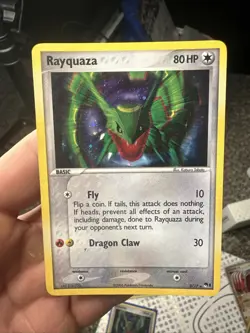 RAYQUAZA 3/17 - 2004 POKEMON POP SERIES 1 Holo Rare LP - Image 1